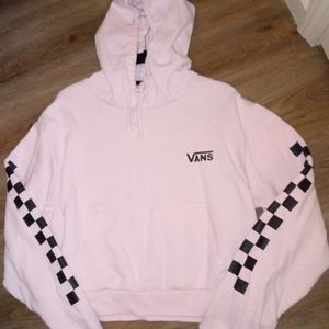 Juniors size XL Pink Vans hoodie retro style  guc